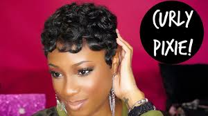 Bubble curls and soft ringlet bangs add a lively vibe to this jaunty pixie. How To Achieve The Curly Pixie Hairstyle Lorissa Turner Youtube