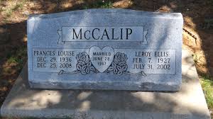 Frances "Lou" <i>Brewer</i> McCalip