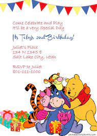 Winnie The Pooh Birthday Invitation Template Http Printableinvitationkits Com Winnie The Pooh Invitation Birthday Invitations Printable Birthday Invitations