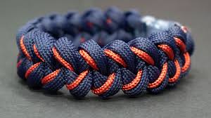 Approximately.30 inches thick and.75 inches wide. Cobra Fishtail Shark Tooth Custom Paracord Bracelet Sporting Goods Paracord Bracelets Romeinformation It