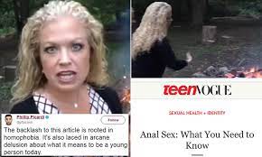Teen Vogue anal sex guide leads to calls for boycott | Daily Mail Online