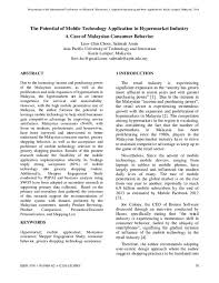 It also shows that malaysia reached its peaked natality in the early 1990's. Pdf The Potential Of Mobile Technology Application In Hypermarket Industry A Case Of Malaysian Consumer Behavior Sdiwc Organization Academia Edu