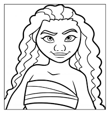 Dessin disney a imprimer facile. Coloriage De Vaiana Disney Pixar A Colorier Pour Enfants Coloriage Vaiana La Legende Du Bout Du Monde Coloriages Pour Enfants
