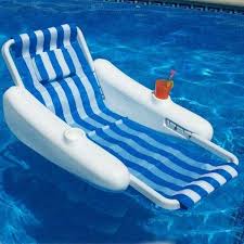 Swimline Sunchaser Pool Float Blue Walmart Com Swimming Pool Accessories Pool Lounger Swimming Pool Toys