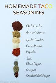 Homemade Taco Seasoning Recipe Homemade Tacos Homemade Taco Seasoning Homemade Spices
