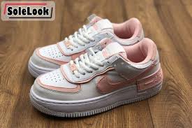 Nike Wmns Air Force 1 Shadow White Pink Quartz Washed Coral Sale In 2020 Nike Sneakers Pink Quartz