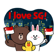 National day of singapore is celebrated every year on august 9, in commemoration of singapore's independence from malaysia in 1965. Happy National Day Singapore Sticker For Line Whatsapp Telegram Android Iphone Ios