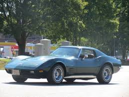 Image result for Blue Green 1973 Corvette