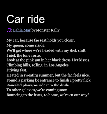 Car ride. POEM | by Lover Boy in Space | Medium