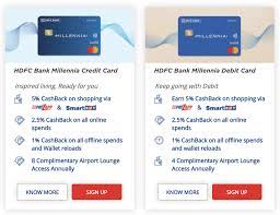 Check spelling or type a new query. Hdfc Bank Launches Credit Debit Emi Prepaid Cards For Millennials Cardexpert