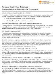 Questions about health care advance directives. Preparing For The Future Hospice Of Santa Cruz County