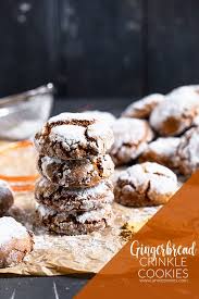 Gingerbread Crinkle Cookies Recipe Cookies Recipes Chocolate Chip Crinkle Cookies Quick Cookies