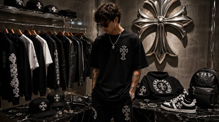 Chrome Hearts Classic Logo and Signature Brand Identity Banner
