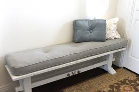 Create a diy farmhouse bench with an option for extra storage underneath. Using Bench Cushions Indoor For Lovely Home Furniture Ideas Bench Cushions Indoor Indoor Be Bedroom Bench Modern Storage Bench Bedroom Indoor Bench Cushions