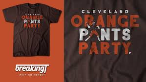 We have the new throwback 1946 cleveland browns jerseys among our selection so fans can get the new threads that will honor an esteemed chapter of browns football! Cleveland Browns T Shirt Highlighting The Browns Uniforms And First Win Is Now Available Dawgs By Nature