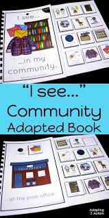 These Adapted Books Are Perfect To Practice Community Core Words With Your Special Educations Studen Adapted Books Special Education Special Education Students