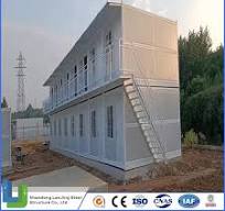 20FT 40FT Prefabricated Luxury Module Portable Prefab Flat Pack Foldout  Container Home