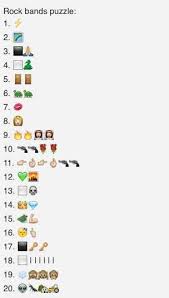 Whatsapp Rock Bands Puzzle Emoji Quiz Emoji Words Emoji Quiz Games