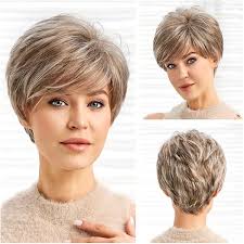 Amazon.com : Paula Young Abby WhisperLite Wig Short, Lightweight Style with  Chic, Cropped Layers/Multi-tonal Shades of Blonde, Silver, Brown, and Red :  Beauty & Personal Care