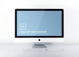 Free Imac 27 Inches Monitor 2019 Mockup Psd Good Mockups Imac Mockup Free Imac Mockup