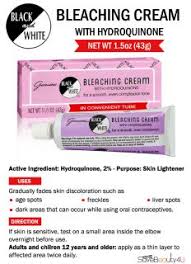 Black and white bleaching cream. Black And White Bleaching Cream With Hydroquinone On Popscreen