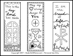 Show your kids a fun way to learn the abcs with alphabet printables they can color. Free Color Your Own Printable Religious Bookmarks For Children And Adults