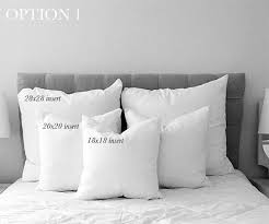 decorative pillow size guide for full beds in 2019 living