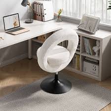 Boucle Adjustable Vanity Stool