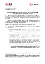 Read the latest singapore headlines, on newsnow: Sportsg Advisory For Resumption Of Sport And Physical Exercise Activity For Phase Three Safe Nation