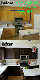 If your cabinets are physically in good shape then refinishing may be a much more affordable option, and still give you a really nice change to your. 25 How To Refinish Kitchen Cabinets Ideas Kitchen Cabinets Kitchen Redo Painting Kitchen Cabinets