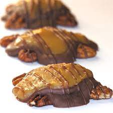 Let stand until partially set, about 3 minutes. Homemade Caramel Turtles Easybaked