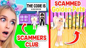 #freetoediti am scammas thumb nails be like #scammer #iamsanna #rude #iamsanna #roblox #adoptme #adoptmetrade. This Secret Code Got Us In To An Exclusive Scammers Club In Adopt Me Roblox Youtube