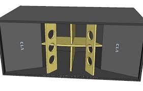 Desain Skema Box Speaker Lapangan 18 Inch Sub Bass Model Rcf Bassbin Di 2020 Desain Penyimpanan Speaker