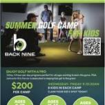 The Back Nine Kids Golf Camp (Ages 15-17)
