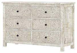 The designs are based on the classical together with some modern ideas. In Stock Calistoga Handcarved Solid Wood 6 Drawer White Bedroom Dresser Farmhouse Dressers By Sierra Living Concepts Houzz