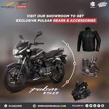 Gears Accessories Marketing Poster Pulsar Bike Accessories