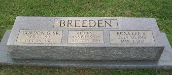 Gordon Granger Breeden Sr. (1891-1981)