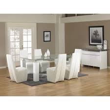 Tiffany Crackle Glass Dining Table Dining Room Furniture Modern White Glass Dining Table Glass Dining Table