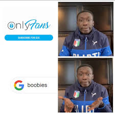 Download free onlyfans vector logo and icons in ai, eps, cdr, svg, png formats. Onlyfans Vs Boobies Khaby Lame Shrugging Khaby Lame Shrug It S That Simple Know Your Meme