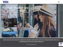 Five back gift card customer service number. Five Back Visa Gift Card Balance Check Balance Enquiry Links Reviews Contact Social Terms And More Gcb Today
