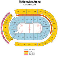 Breakdown Of The Nationwide Arena Seating Chart Columbus