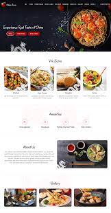 Best Free Chinese Restaurant Website Templates Restaurant Website Design Inspiration Food Website Design Restaurant Website Design
