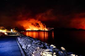 Local firefighters, as well as others from the b.c. Photos The Okanagan Is On Fire Once Again
