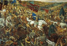 Ceremonial Meeting Of The State Council On May 7 1901 So Spasom Battle Of Kosovo Russian Painting Painting