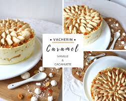 Vacherin Caramel Vanille Cacahuete Alimentation Vacherin Gateaux Et Desserts