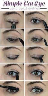 Your foundation forms a base for your makeup, so it should be. How To Create A Simple Cat Eye Look Using Pencil Eyeliner Jessoshii Cat Eye Makeup Cat Eye Tutorial Pencil Eyeliner
