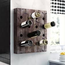Maybe you would like to learn more about one of these? Laurel Foundry Modern Farmhouse Lavern Solid Wood Wall Mounted Wine Bottle Rack In Exposed Light Brown Mahogany Reviews Wayfair
