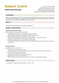 See our sample office administrative assistant cover letter. Stable Hand Resume Samples Qwikresume