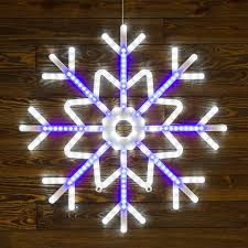 The lights can be used outside but the electrical outlet must be protected from water. Ge 3 In Hanging Snowflake Snowflake With White Led Lights Lowes Com White Led Lights Led Lights Hanging Snowflakes