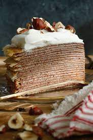 Chocolate Hazelnut Crepe Cake Recipe Nyt Cooking Crepe Cake Recipe Unique Cakes Recipes Cake Recipes